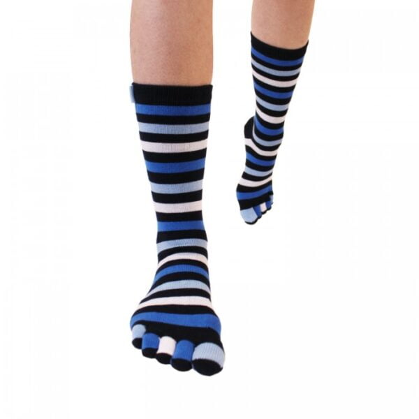 toetoe fashion stripy denim 6 2 Mid-Calf Stripy Blue