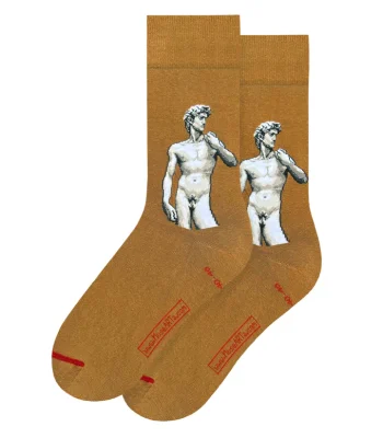 Clemente Papi - Plaster cast of Michelangelo's David and fig leaf